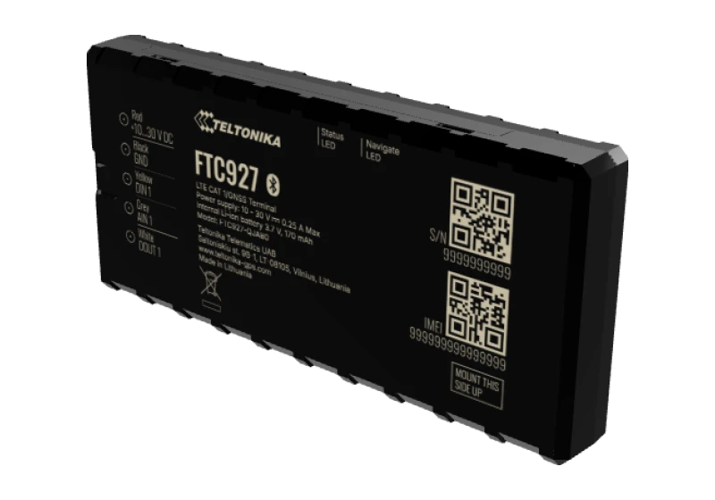 Teltonika FTC927 — vista Conexiones